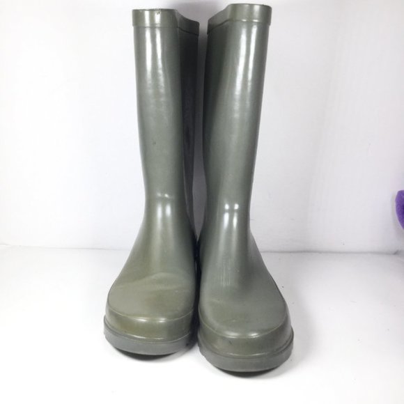 Sugar Women's Rain Boots Grey/Green Size 9 - Picture 2 of 12